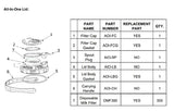 All-In-One Filter Cap Gasket (pair)*