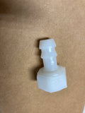 Supply hose barb fitting (single)*